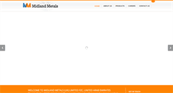 Desktop Screenshot of midland-metals.com