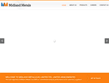 Tablet Screenshot of midland-metals.com